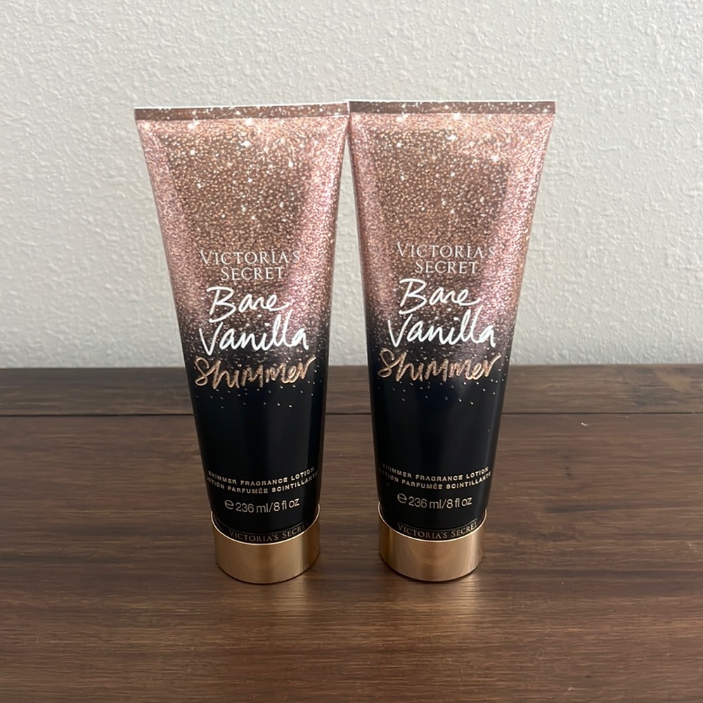 2 Victoria’s Secret Bare Vanilla Shimmer Lotion